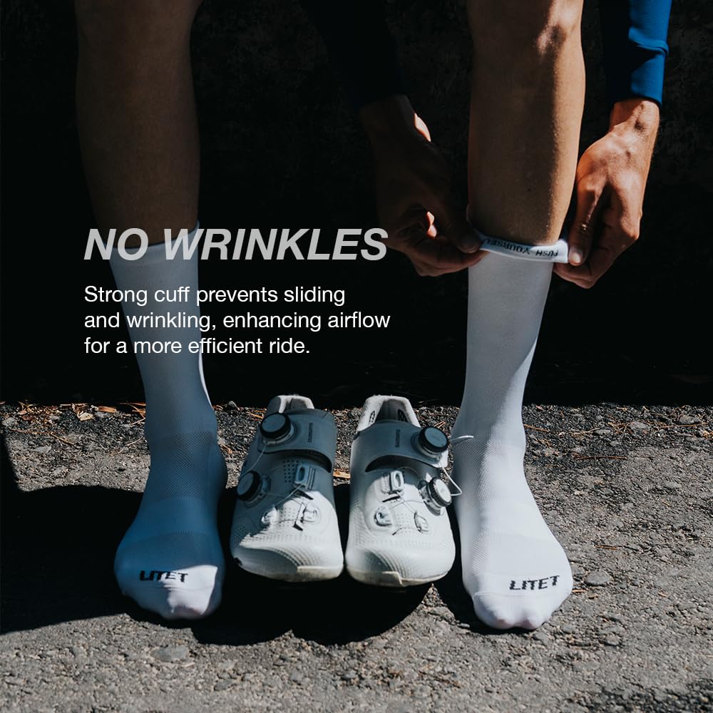 LITET Calcetines de ciclismo para hombre y mujer