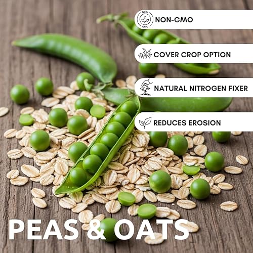 Miniatura 2 de Parcelas de comida para ciervos  Guisantes y avena cubren semillas de cultivo  Crecimiento rápido, uso en primavera u otoño (5 libras)