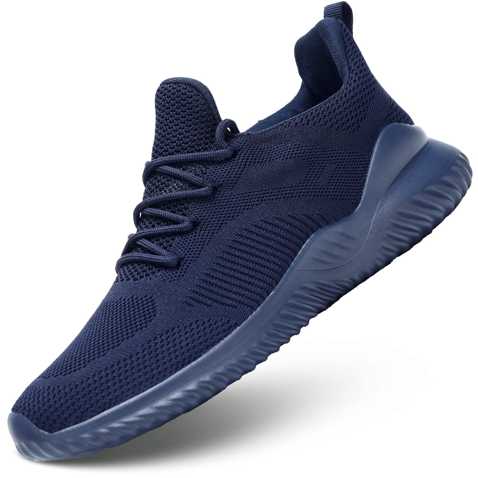 Kapsen Men's Non Slip Running Shoes Ultra Light Breathable Casual Walking Shoes Fashion Sneakers Mesh Workout Sports Shoes - 10 US - Full Blue