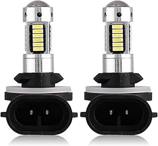 philips light bulb 881 h27w/2 + Fog Light Bulb 881, 2Pcs White Car LED Headlight Daytime Runnning