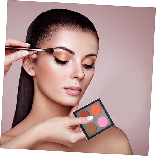 4-Compartment Eyeshadow Palette 5Pcs Magnetic Makeup Cases for Eye Cosmetics Plastic Cover for Easy Viewing for Makeup Artists and Beauty Enthusiasts