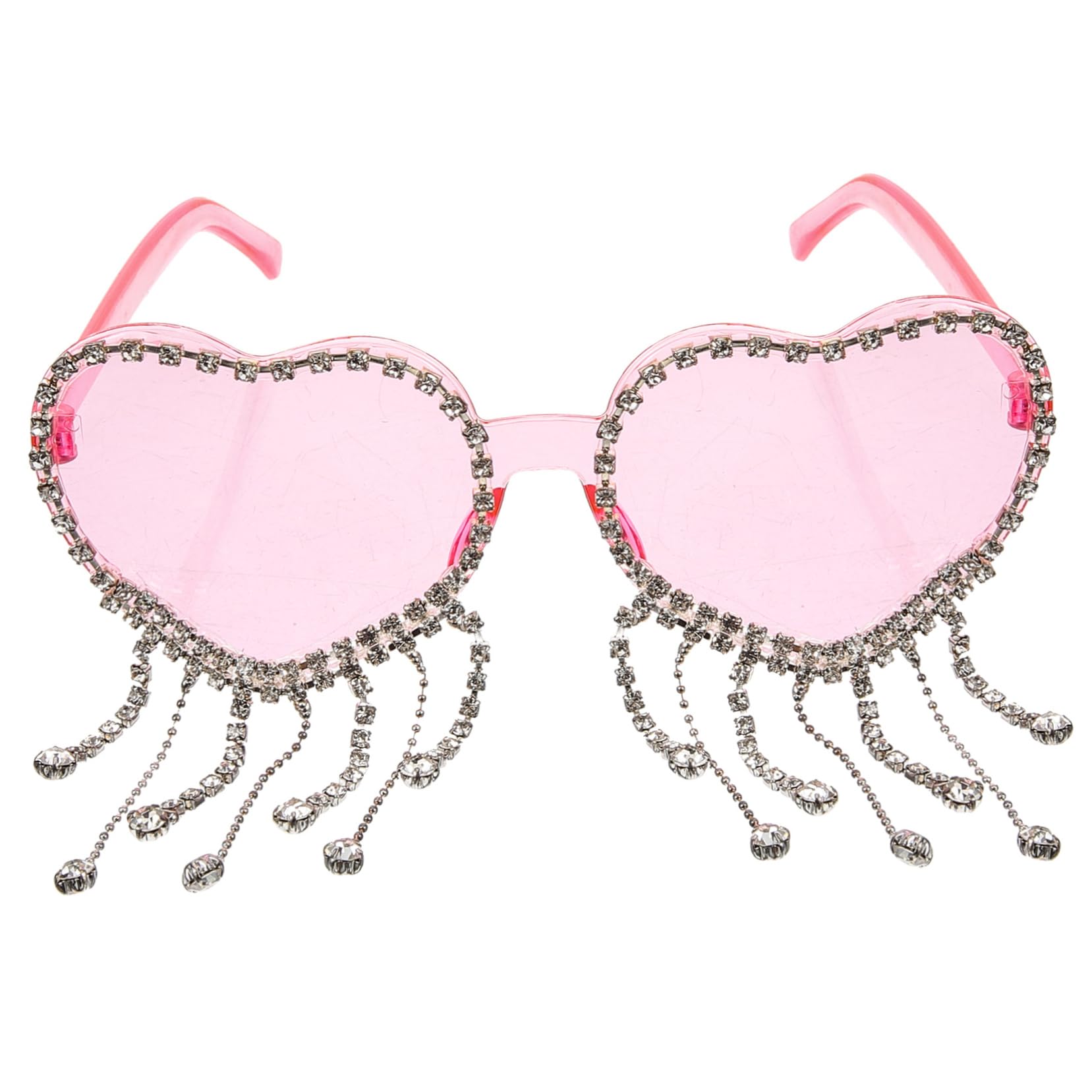 FOMIYES Occhiali Sole con Frange Occhiali per Adulti per Estive Design e Indossare Decorati