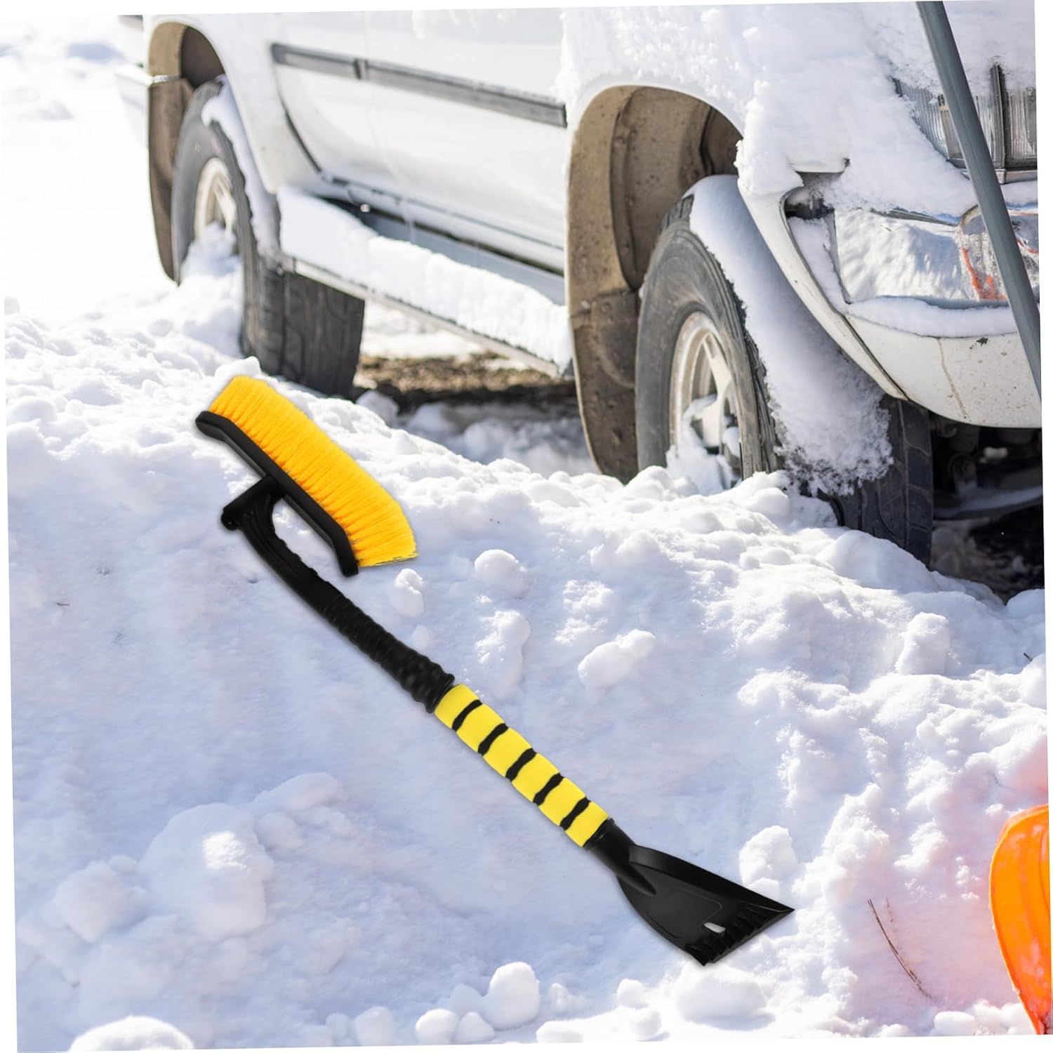 GANAZONO Car Snow Removal Brush Windshield Brush Ice Scraper Snow Car SUV Accessories for Men
