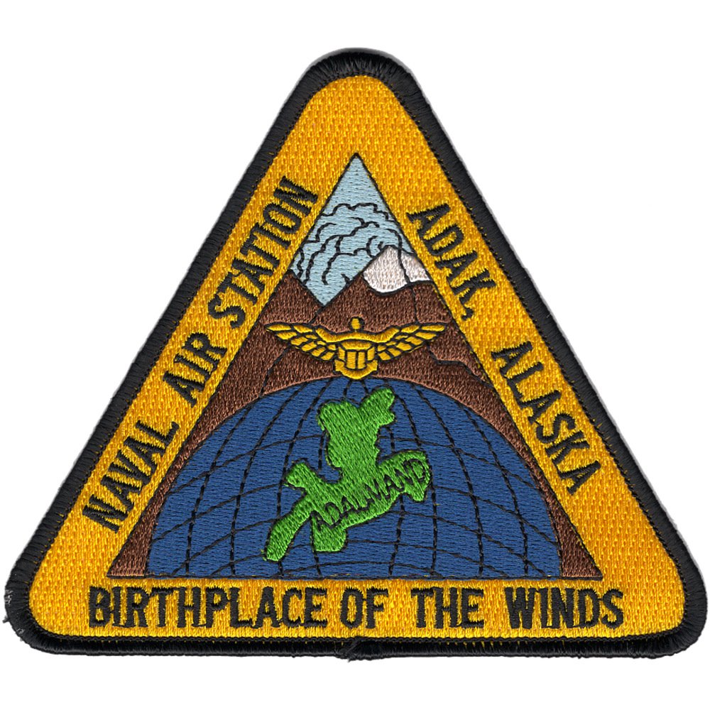 Adak Naval Air Station Alaska Patch - B Verison