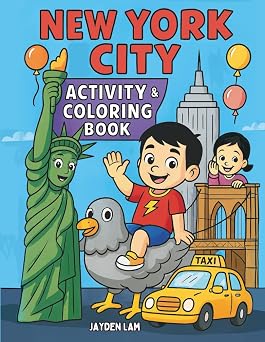 New York City Activity &amp; Coloring Book: Kids Travel Guide to the Big ...