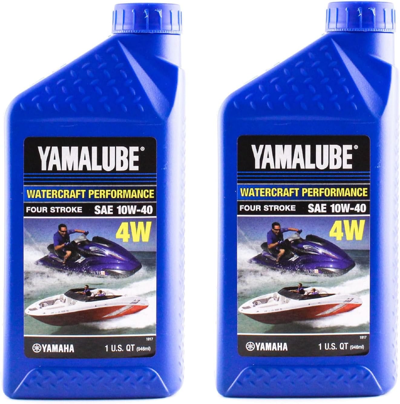 Yamaha Yamalube 10W-40 Mineral 4W WaterCraft Engine Oil- 1 Gallon, #LUB-10W40-WV-04