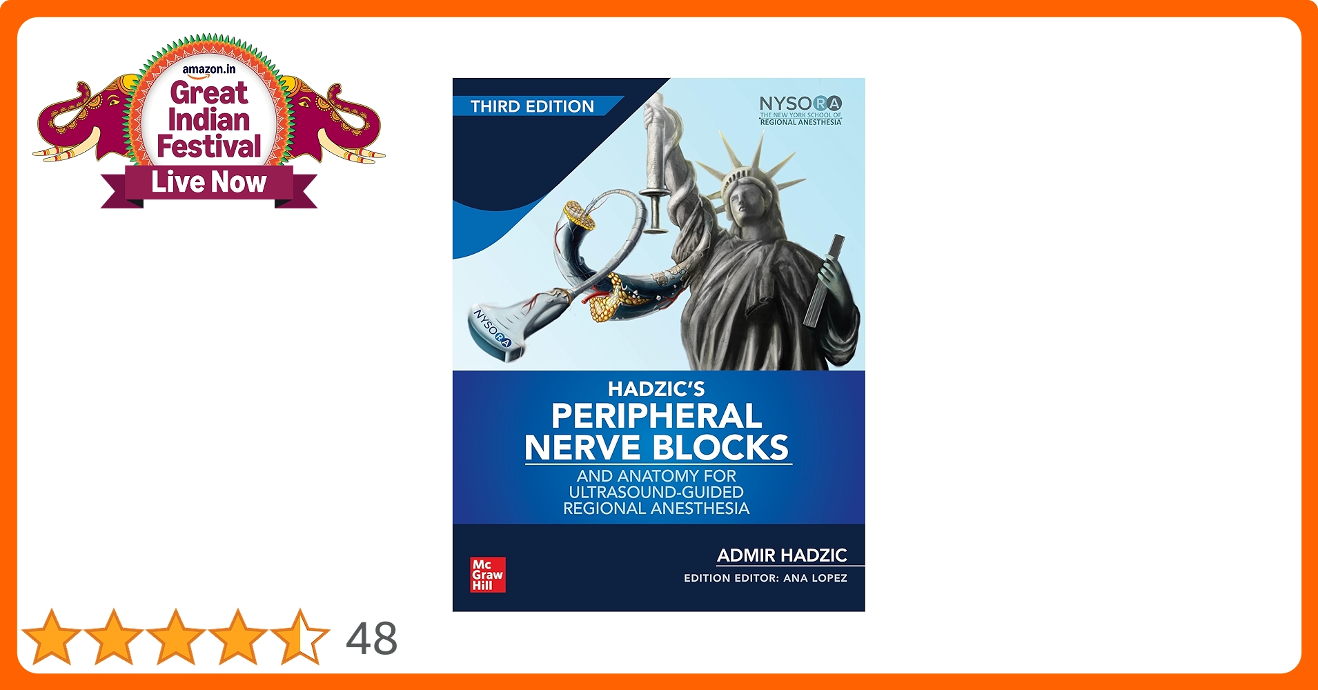 Hadzic's Peripheral Nerve Blocks 第三版 Amazon.com: Hadzic's Peripheral Nerve Blocks and Anatomy for