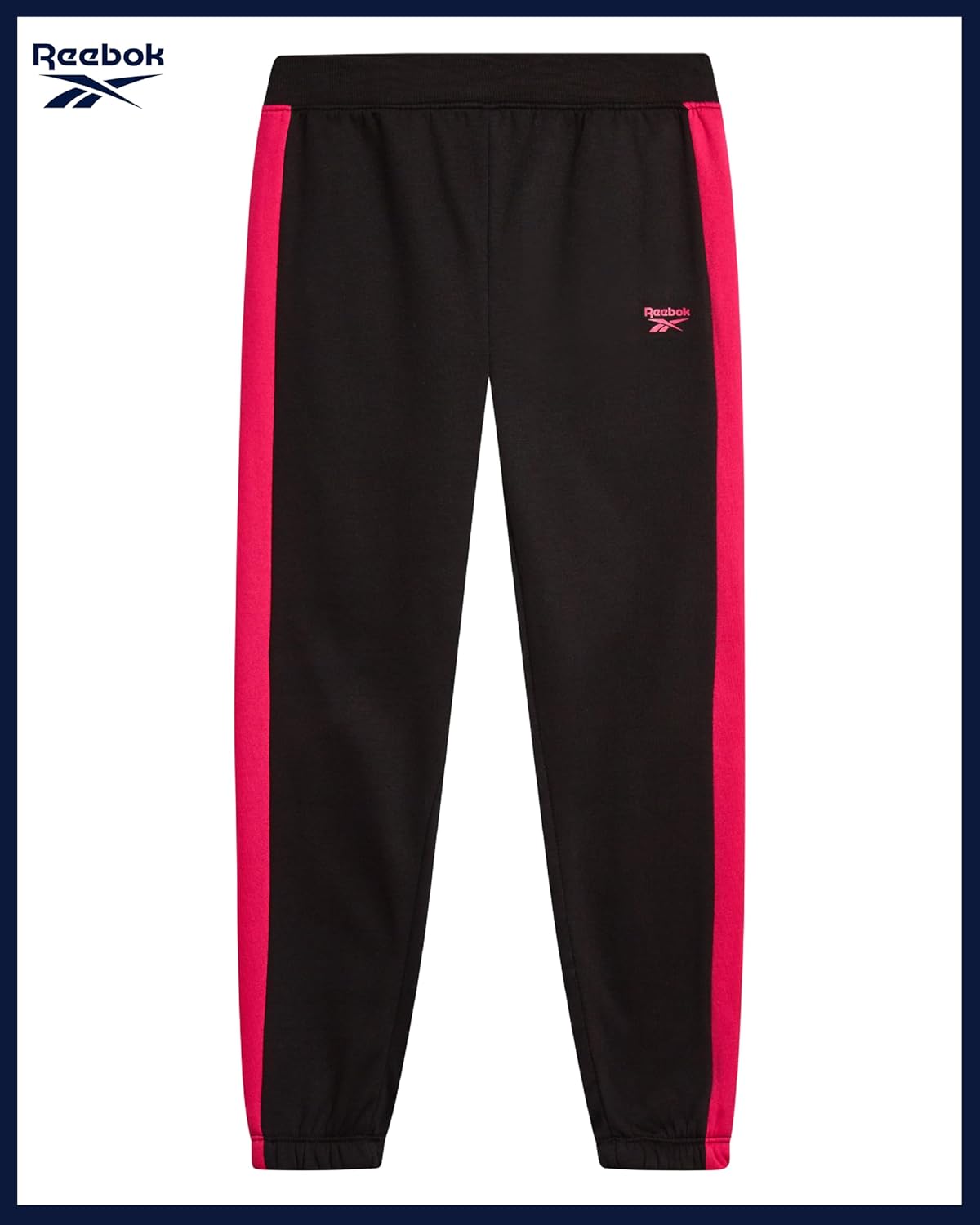 Reebok Girls Jogger Set - 2 Piece Matching Sweat Set with Pullover Hoodies and Athletic Joggers for Girls - Image 7