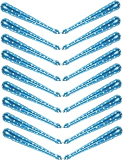 VANZACK 50 Piezas palo generador de ruido deportivo palo de animacion accesorios de porristas matracas de fiesta animar equipo palos para hacer ruido papel de aluminio Azul