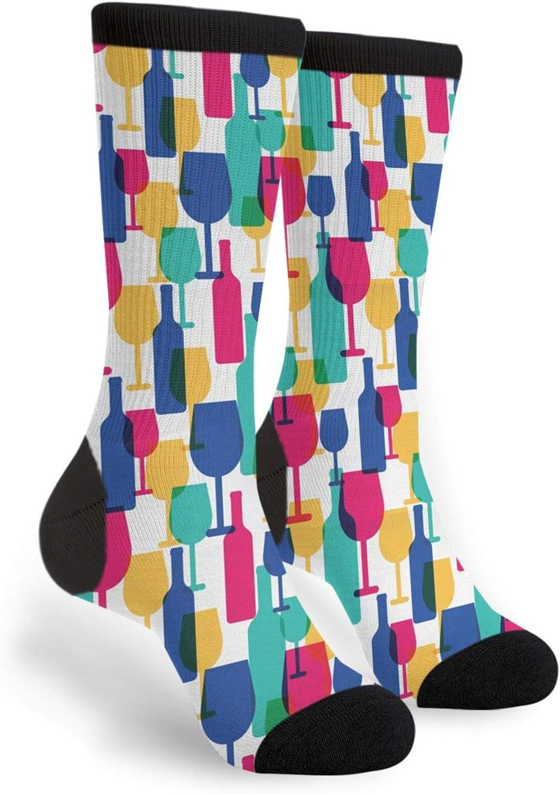 Unisex Novelty Crew Socks Casual Funny Crazy Dress Socks