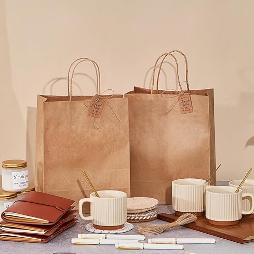 Miniatura 2 de Premios de baby shower para ganadores del juego, 6 juegos de baby shower, premios de cerámica con cucharas de metal, posavasos tejidos, cuadernos