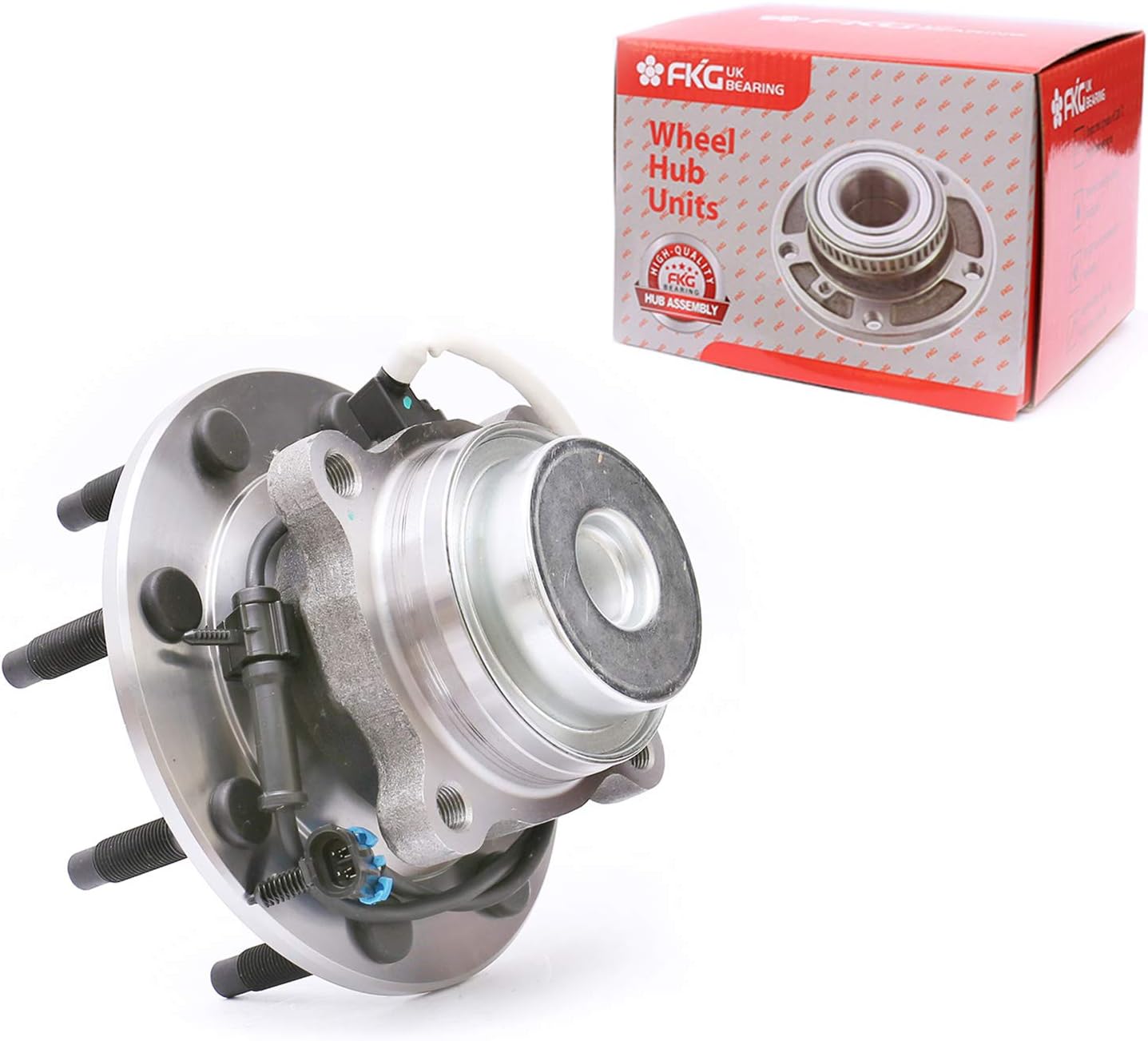 FKG 515059 (2WD Only) Front Wheel Bearing Hub Assembly fit for 03-16 GMC Savana 3500, 03-15 GMC Savana 2500, 03-16 Chevy Express 3500, 03-16 Chevy Express 2500
