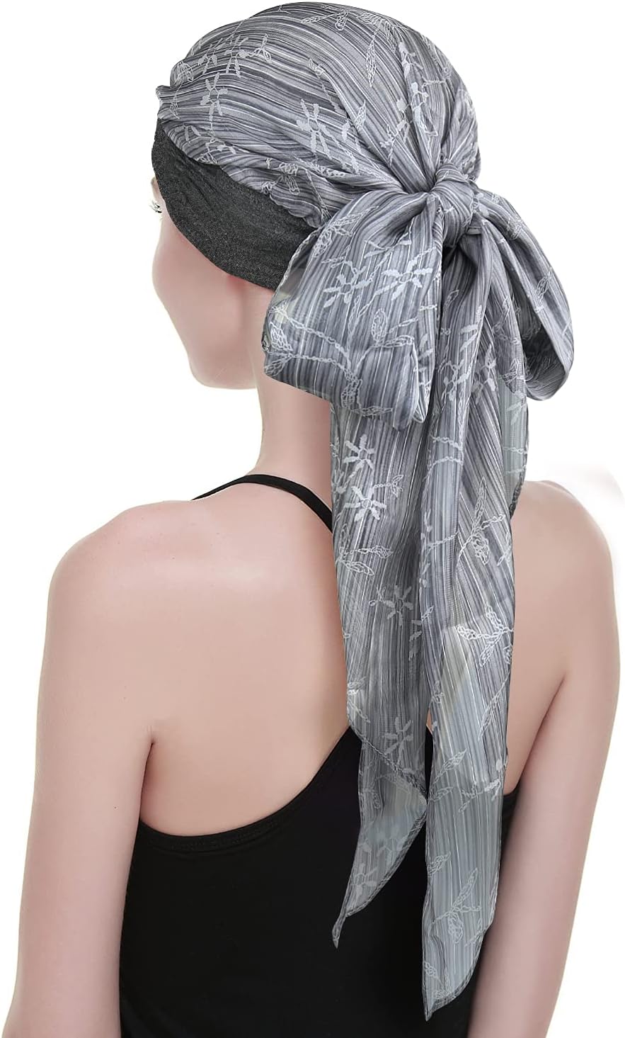 Chemo Headwear Turbans for Women Long Hair Head Scarf Headwraps Cancer Hats - Image 2