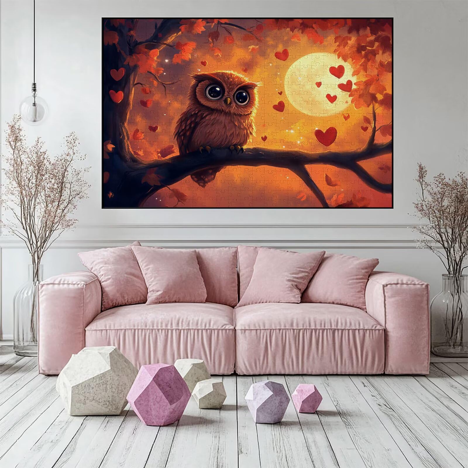 Puzzle 3000 elementów puzzle dla dorosłych księżyc 122 x 81 cm unikalne rzemiosło klasyczne 3D drewniana układanka do rodzinnych gier aktywnych, układanka do samodzielnego wykonania nawet do dekoracji