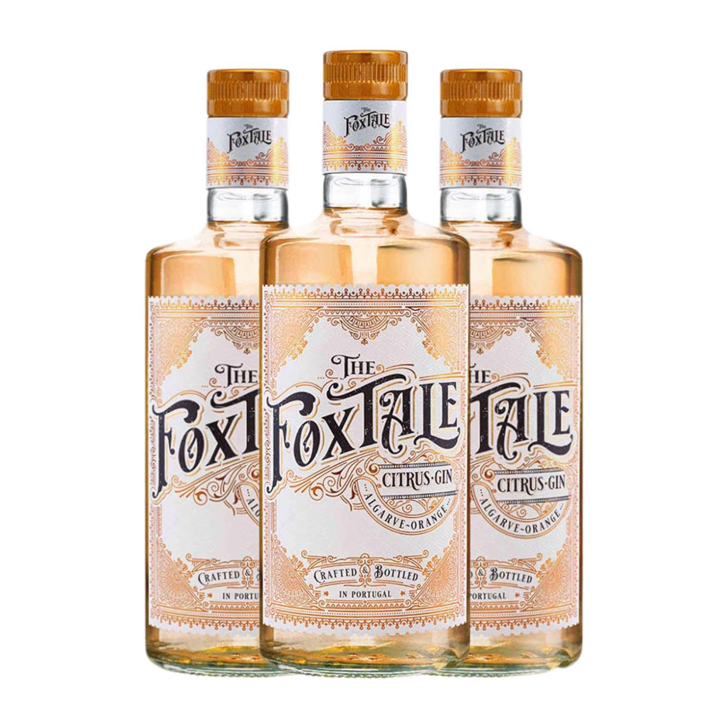Ginebra Casa Redondo The Foxtale Citrus Gin Portugal 70 cl (Caja de 3 Botellas de 70 cl)