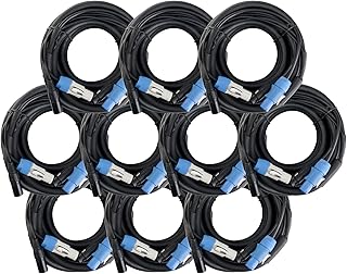 Pronomic Stage PPD-10 cable híbrido Powerplug/DMX Juego de 10