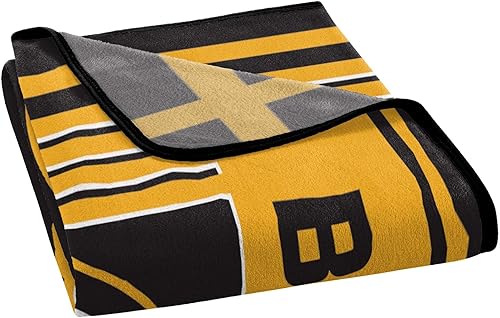 Miniatura 2 de Northwest NHL Boston Bruins - Manta de microfibra de 46 x 60 pulgadas