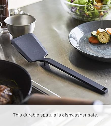 Miniatura 5 de Yamazaki Home Tower Utensilios de cocina de silicona, negro, espátula - silicona