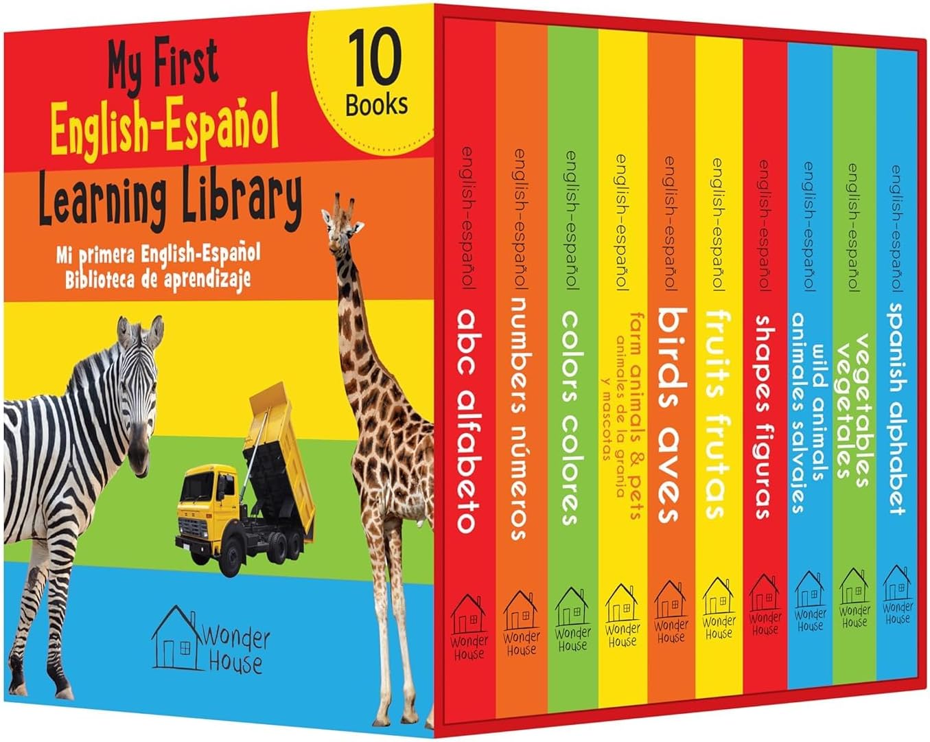 – My First English - Español Learning Library (Mi Primea English - Español Learning Library) : Boxset of 10 English - Spanish Board Books: Mi Primea English - Espanol Biblioteca de Aprendizaje