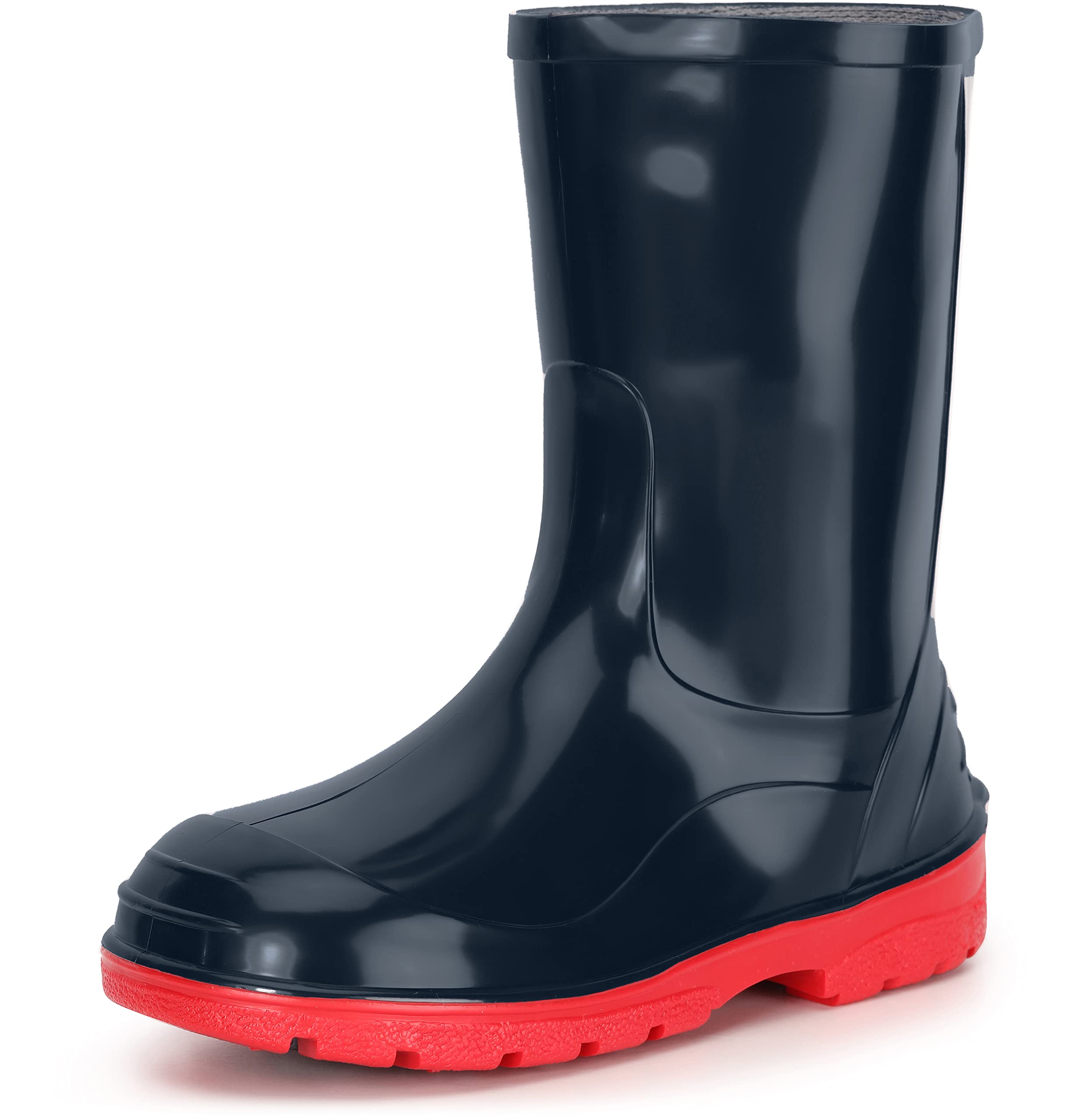 Ladeheid Gummistiefel Kinder Hohe wasserdichte Regenstiefel für Jungen und Mädchen LA-939