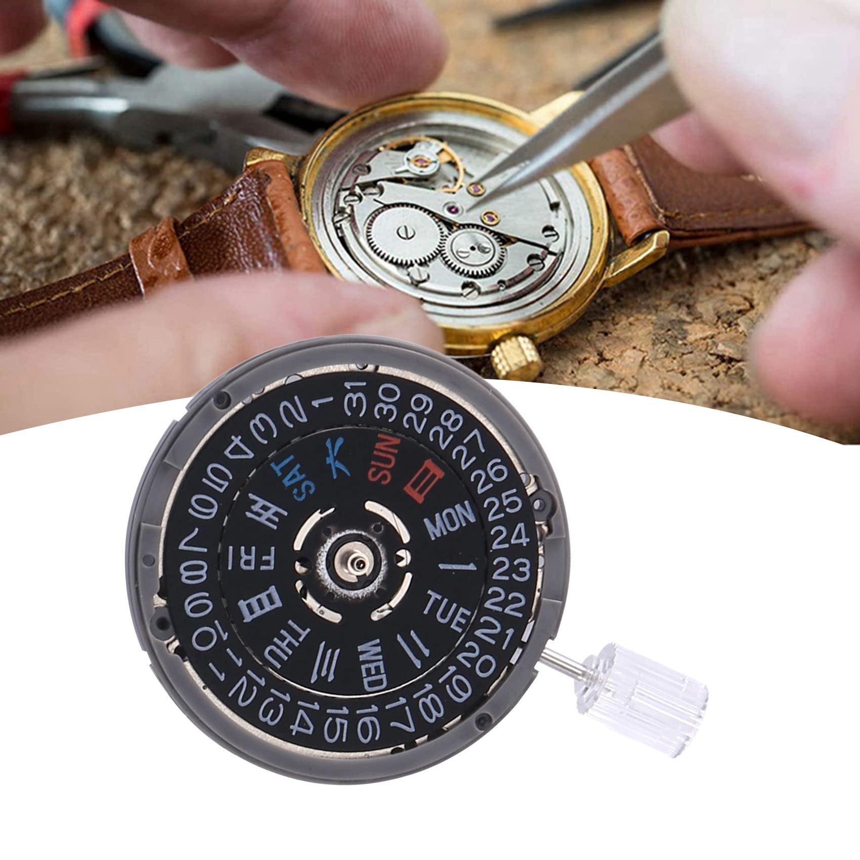 Movimiento Reloj Mecánico 3.8 Posición de Corona Repuestos Accesorios Movimiento de Reloj