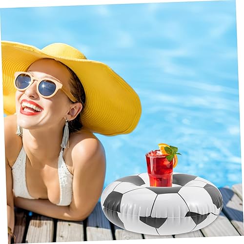 Miniatura 6 de 6 portavasos de agua para fiesta de haya, portavasos inflables, juguetes inflables de Hawaii, flotadores flotantes para piscina, tina, piscina,