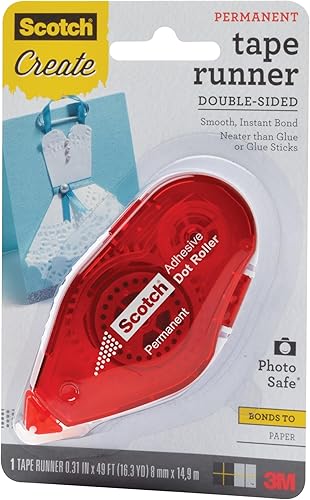 Miniatura 6 de Scotch Cinta adhesiva reposicionable, 31 pulgadas x 49 pies, 1 rollopaquete (055-RPS-CFT) (paquete de 2)