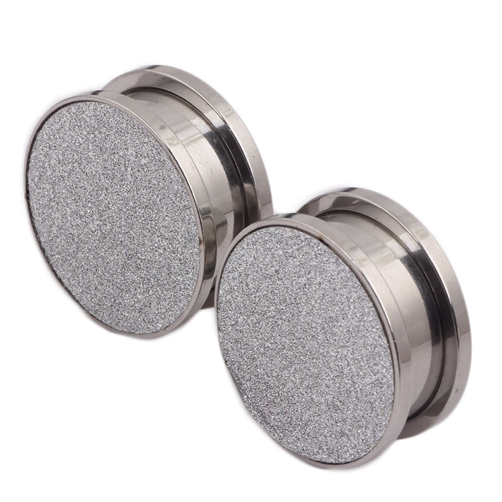 Daesar Plugs 4-20MM, Ohrringe Tunnel Edelstahl Matt mit Schraubverschluss Ohr Expander Set Piercing Tunnel Plug