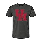 University of Houston Shirt UH Cougars Apparel Premium Super Soft Heather Charcoal Grey T Shirt Comfy Tee for Men and Women (Large)
