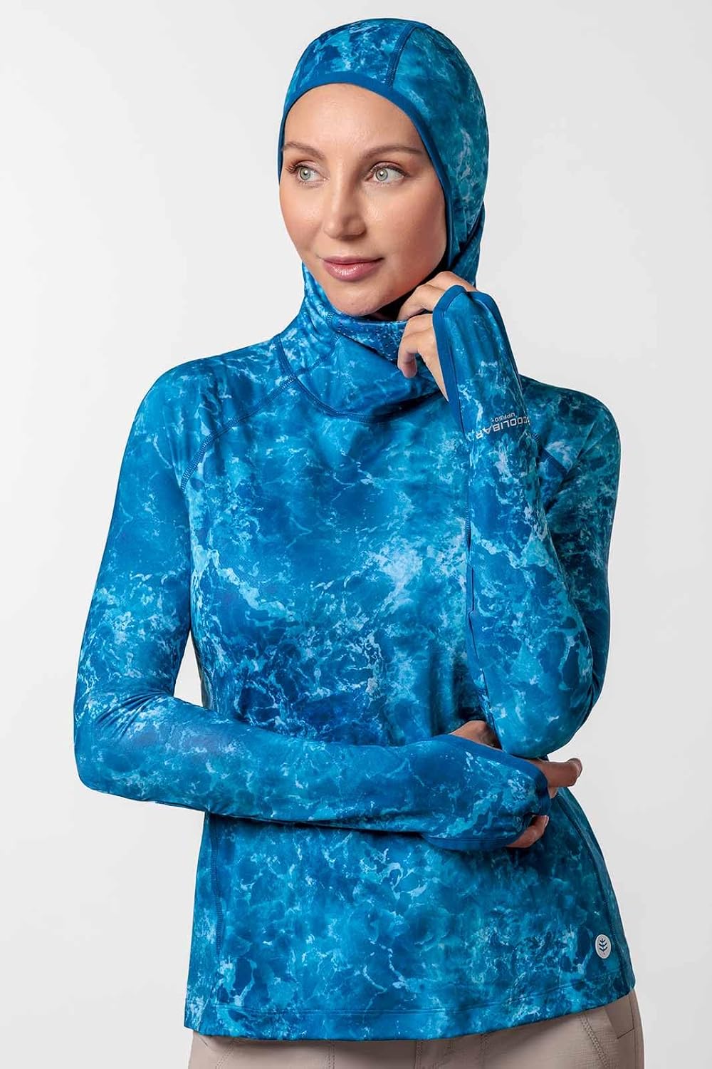 Coolibar Women's Vented Sun Hoodie - UPF 50+ Sun Protection - Paros