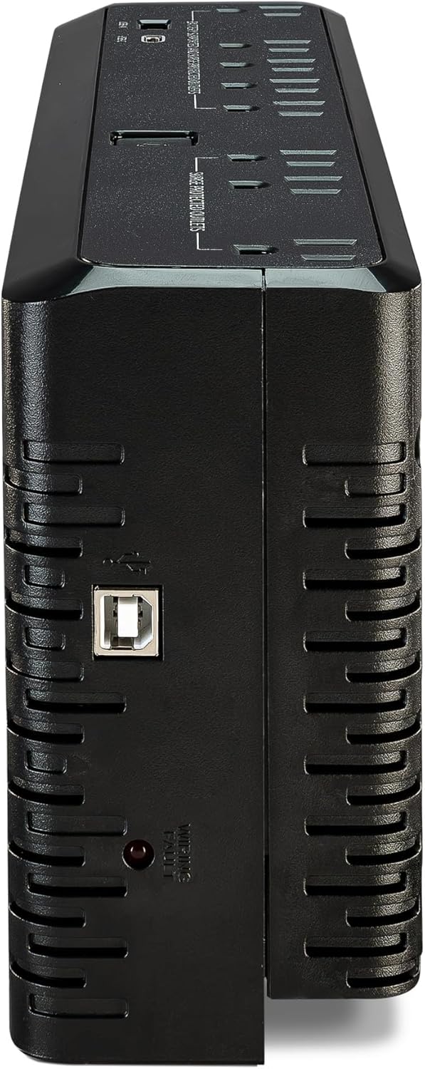 CyberPower SL950U Standby UPS Battery Backup and Surge Protector, 950VA/510W, 8 Outlets, USB Charge Ports, Slim Profile, UL Certified