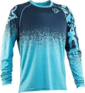 Uomo Magliette da Ciclismo da T-Shirt, Manica Lunga Top Abbigliamento Maglie da Ciclismo, Camicia Mountain Bike/MTB, Traspirante e Assorbente dal Sudore Maglia da Ciclismo