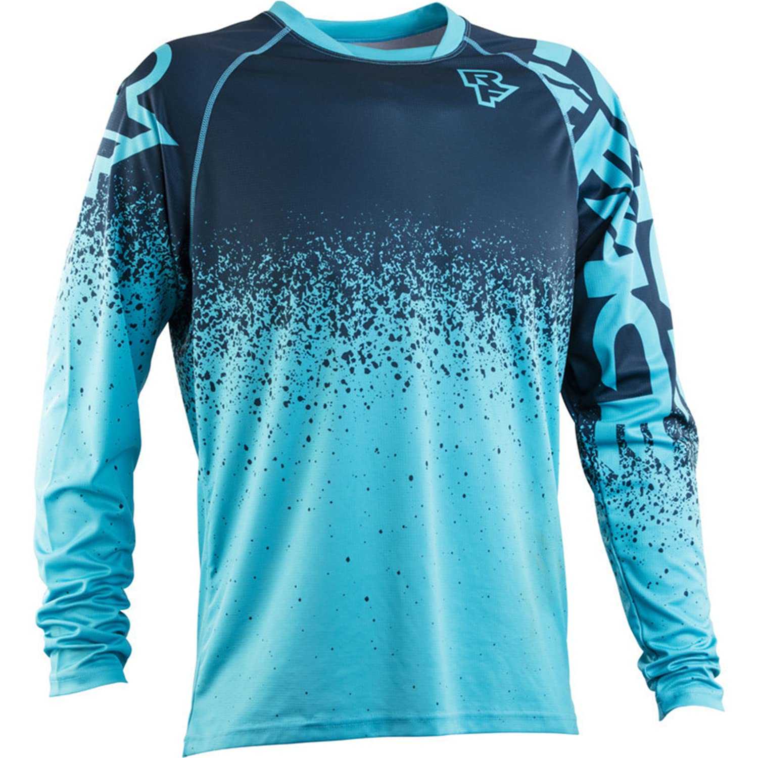 Hombre Mountain Bike Motocross Jersey, Camiseta de Manga Larga Traje de Descenso al Aire Libre a Prueba de Viento Transpirable y Que Absorbe El Sudor Secado Rápido MTB Maillots