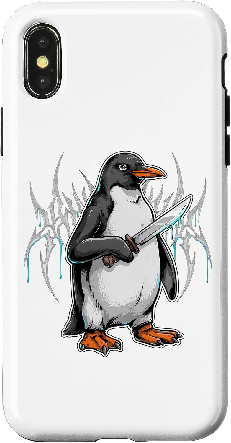 Hardcore Penguin Blade Peace was Never an Option Urban Vibe Case for iPhone Air image 5