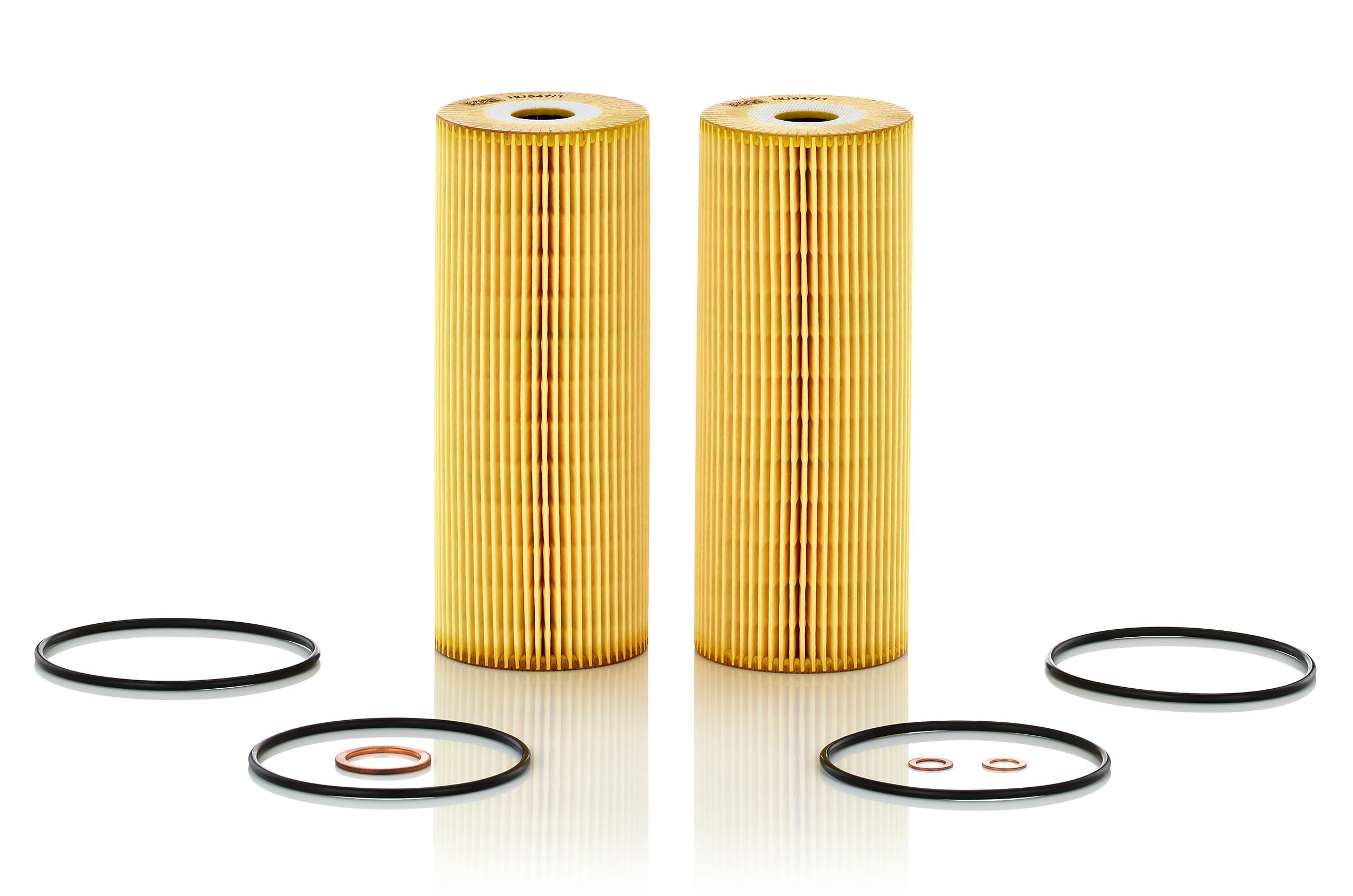 MANN-FILTER HU 947/1 z-2 Oil Filter (set of 2) - for Trucks + Buses