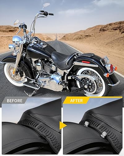 Miniatura 5 de Tuercas de montaje de asiento individual, tuerca de asiento individual para motocicleta de 14 "-20 roscas compatibles para Harley Davidson 1997-2024