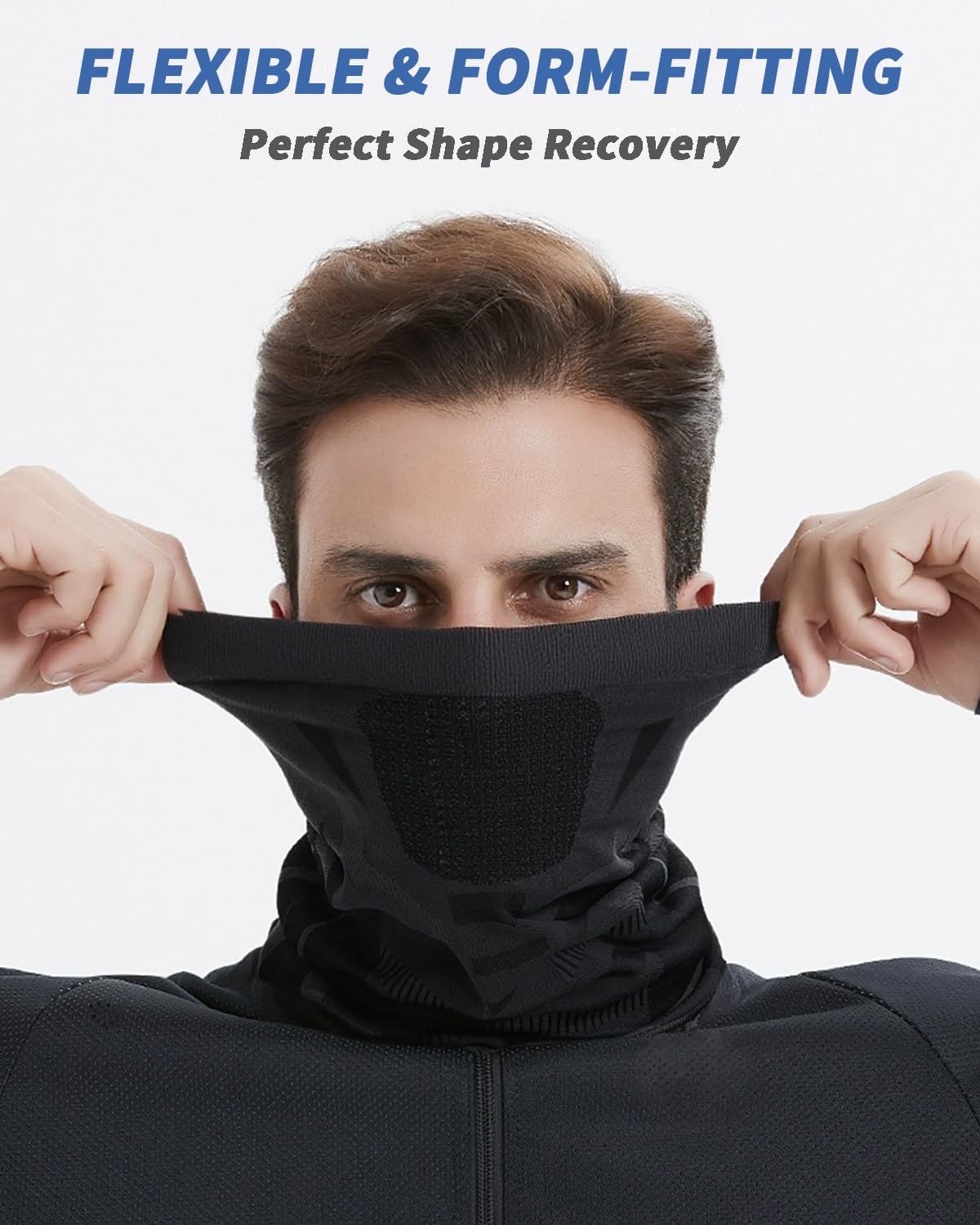 Winter Neck Gaiter Warmer for Men & Women Ski, Neck Gaiter Windproof Face Cover Mask Scarf for Cold Weather Sport - Image 3
