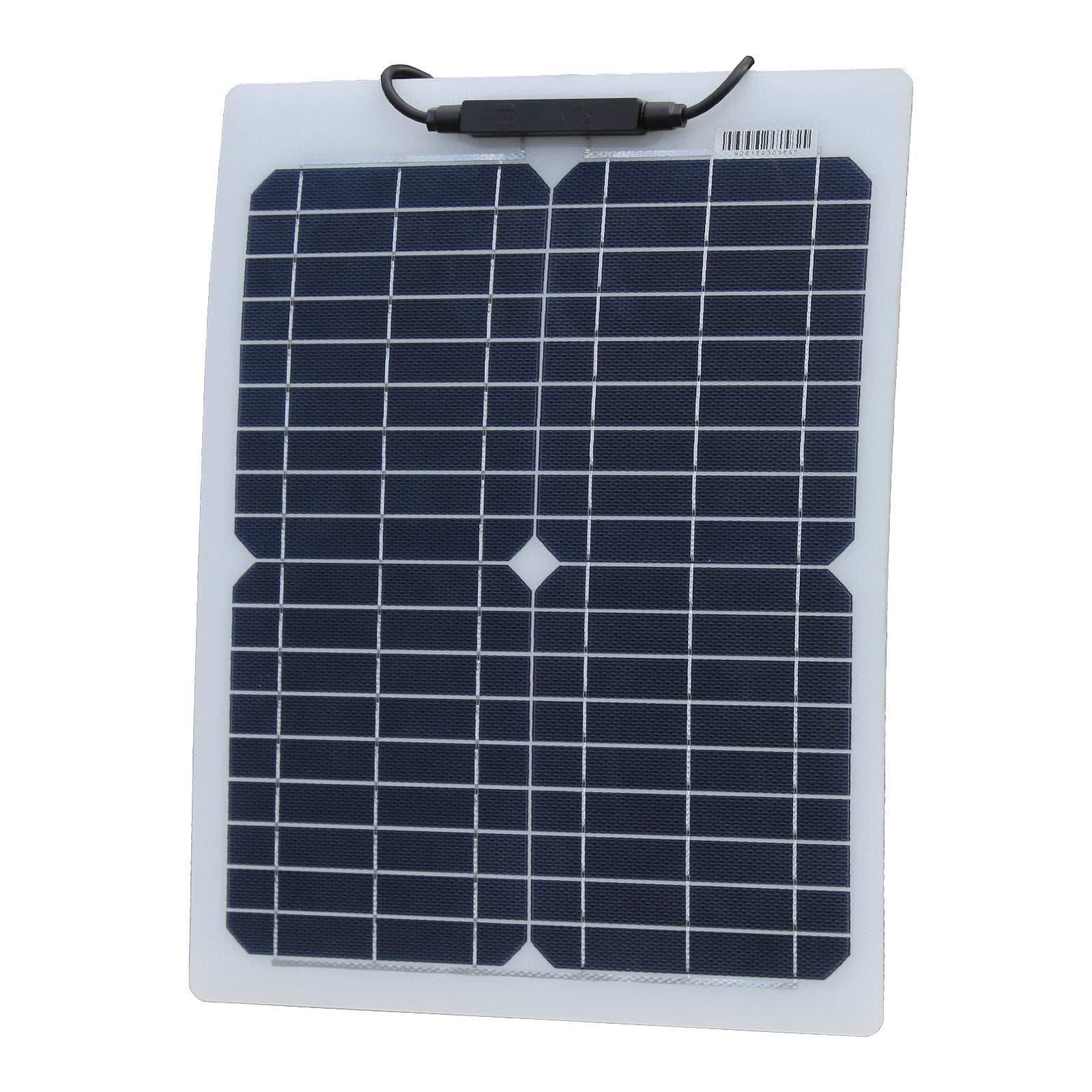Photonic Universe Light 20W Aluminium Reinforced Semi-Flexible Solar Panel With A Durable Etfe Coating