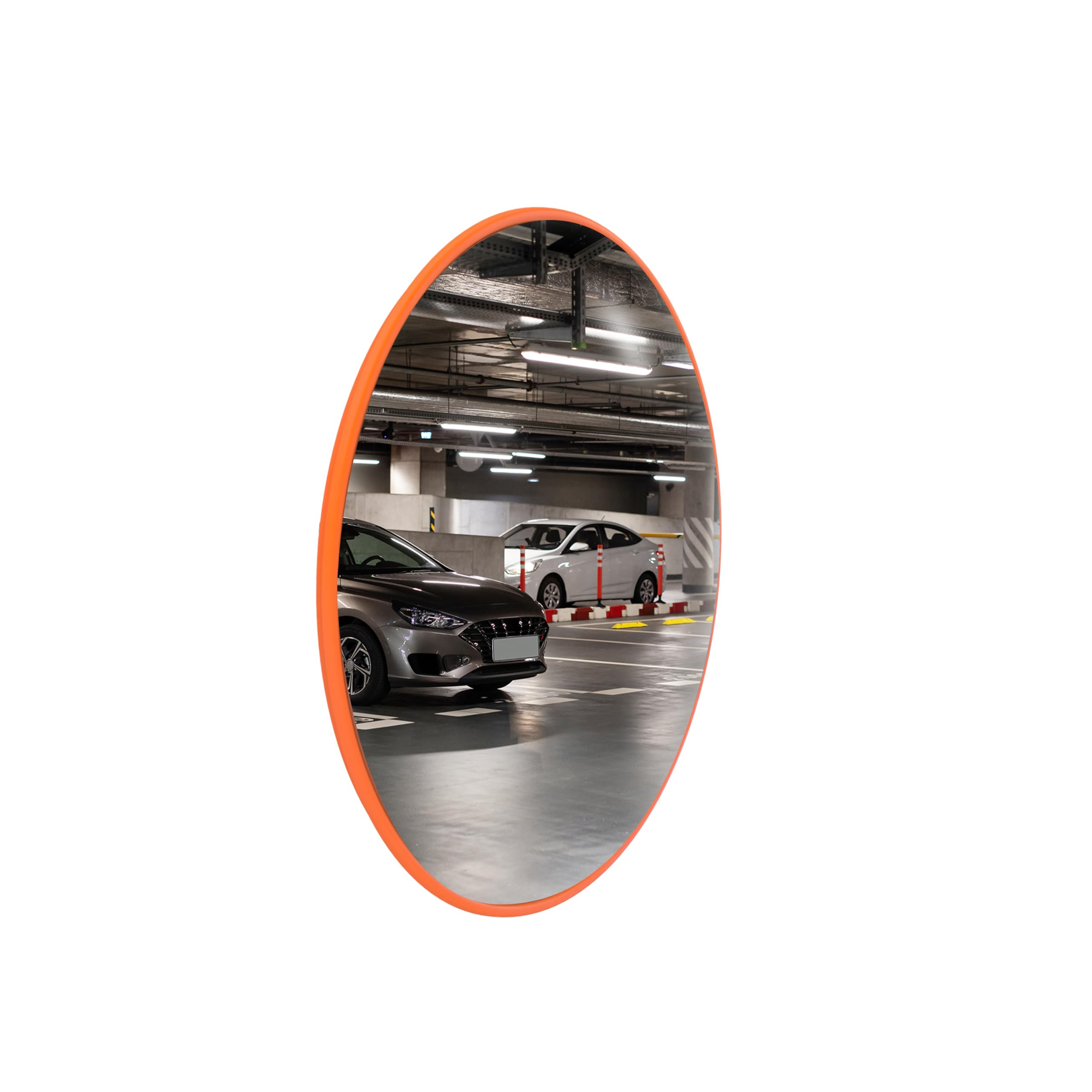 BERRY 45CM Safety Convex Mirror | Indoor Round Security Mirror | Wide Angle Visible Convex Blindspot mirror with wall Mount Perfect for Warehouse, Store, Indoor Parking Lots, etc.