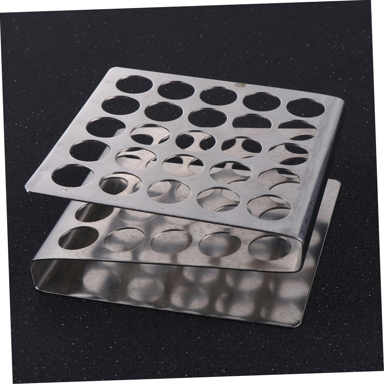 ULTECHNOVO 5 Pezzi 25 Forniture Per Laboratori Scolastici Rack Per Provette Da Laboratorio Vassoio Per Provette Chimica Del Portaprovette Provetta Rack Per Test Di Laboratorio Provette Con