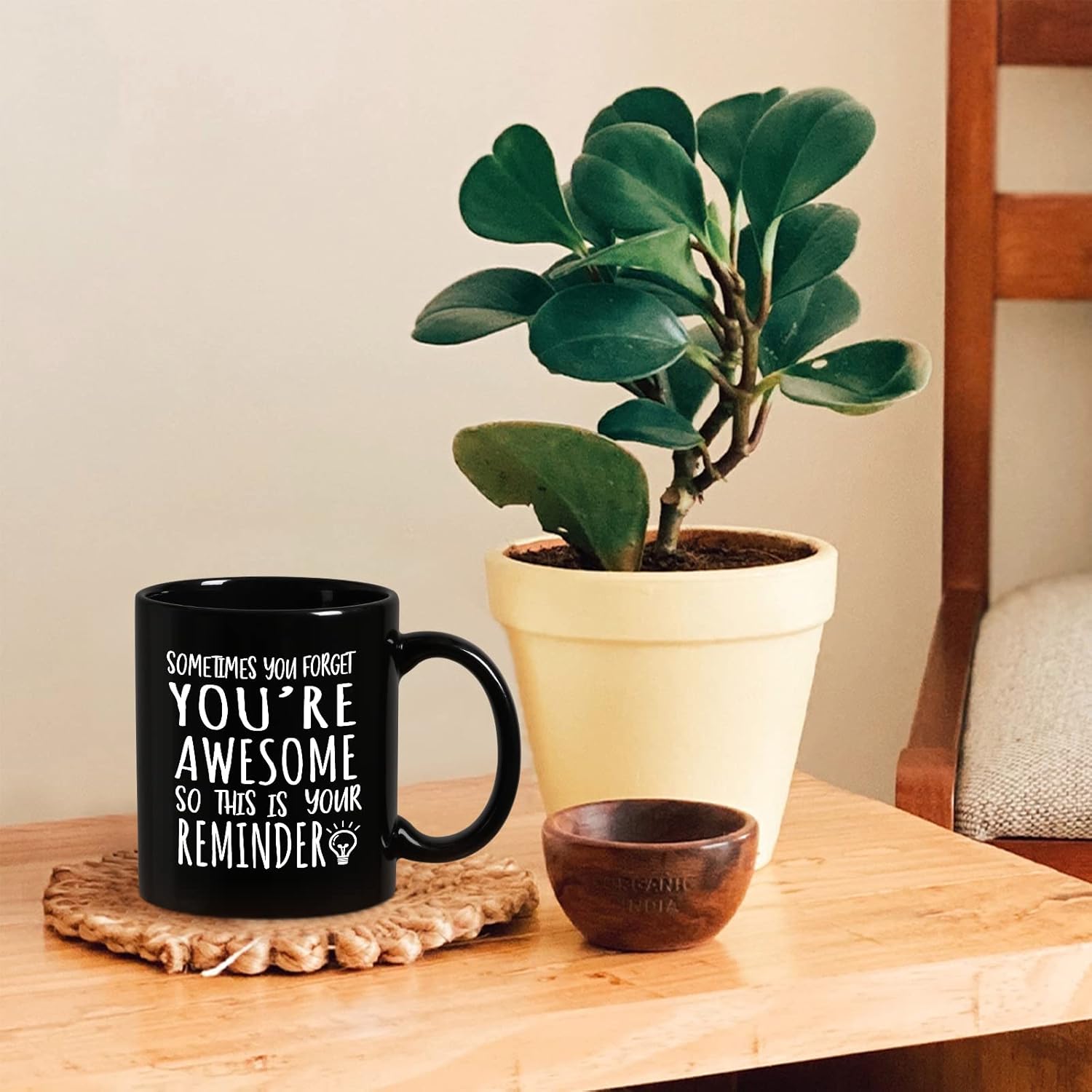 Cabtnca Birthday Gifts for Men Women, Best Friend Birthday Gifts, Thank You Gift, Sometimes You Forget Your Awesome Mug, Inspirational Appreciation Gift for Employee Teacher Coworkers Nurses, 11Oz - Image 3