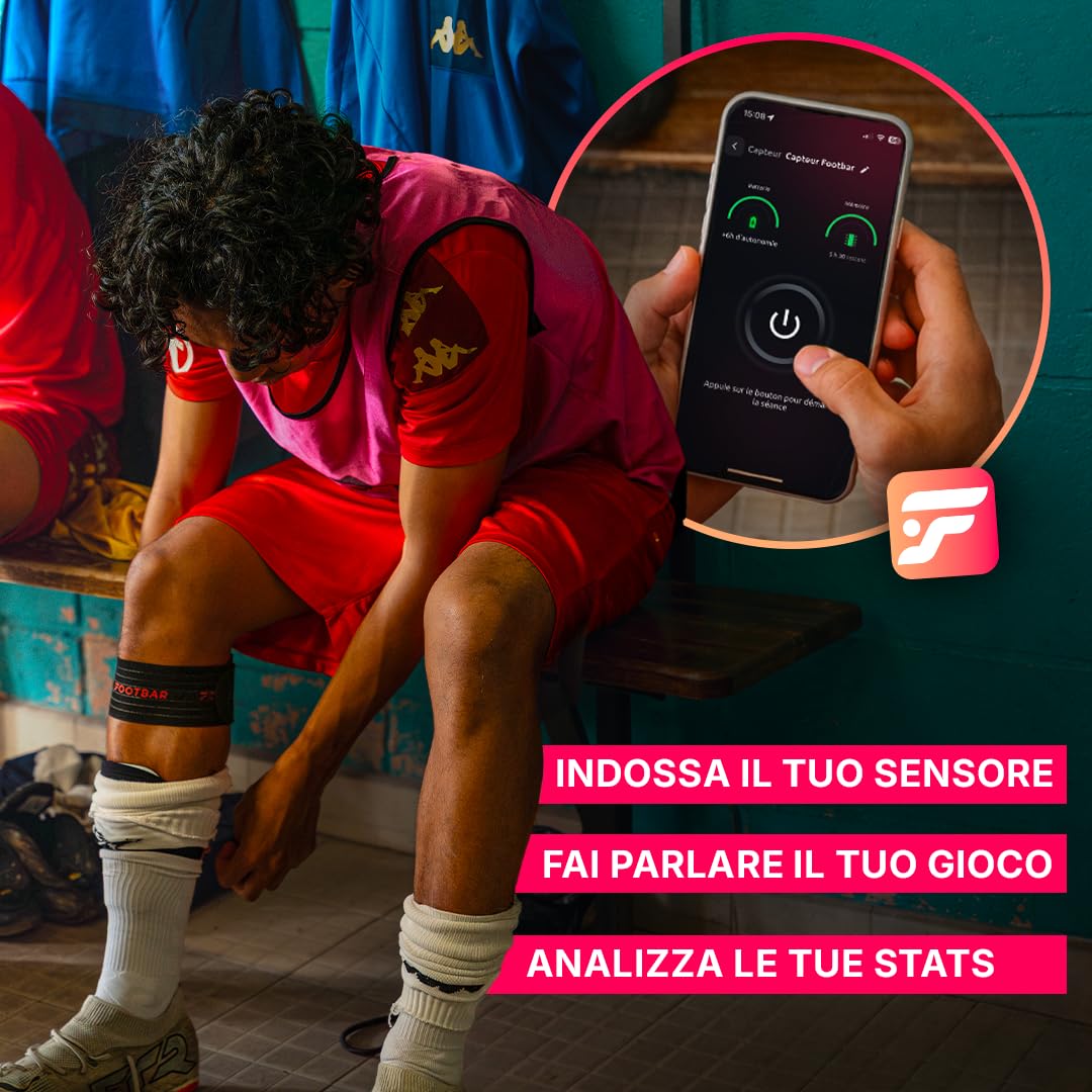 Footbar Meteor - Tracker Calcio: Analisi delle prestazioni, statistiche e stile di gioco. iOS e Android.