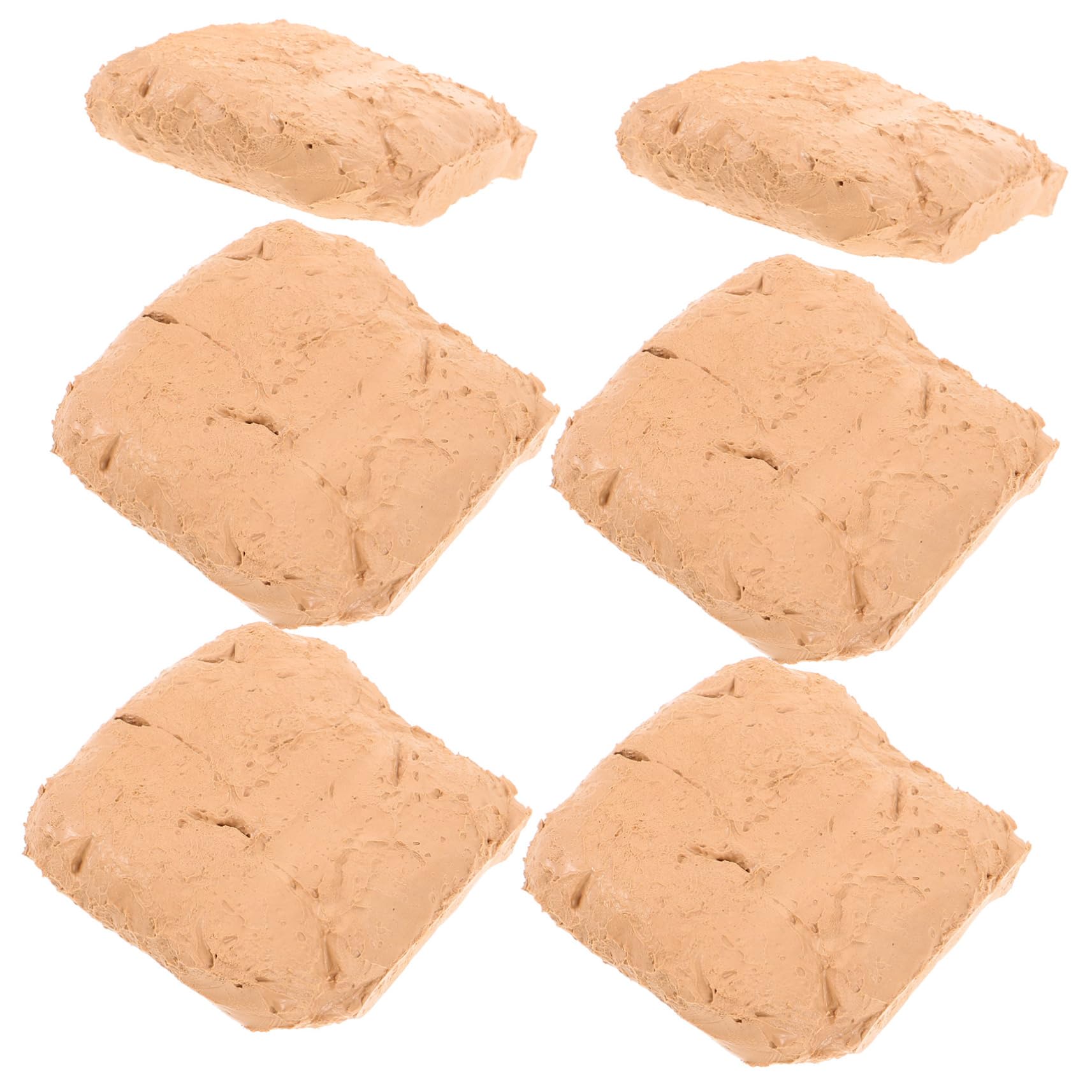 Arcilla de Modelar para Manualidades, 6 Piezas, Beige, 200 G | Secado al Aire, Abs, para Bricolaje y Artesanía, Adecuado para Principiantes en Modelado