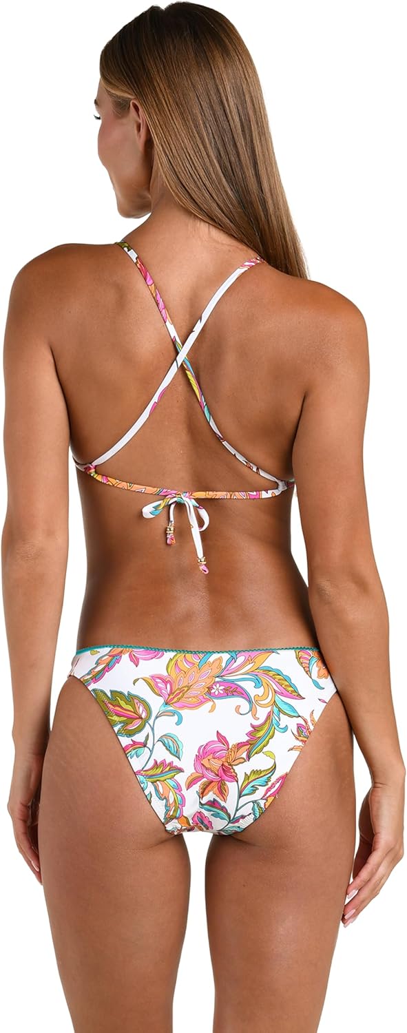 Sunshine 79 Womens Triangle Halter Bikini Swimsuit Top