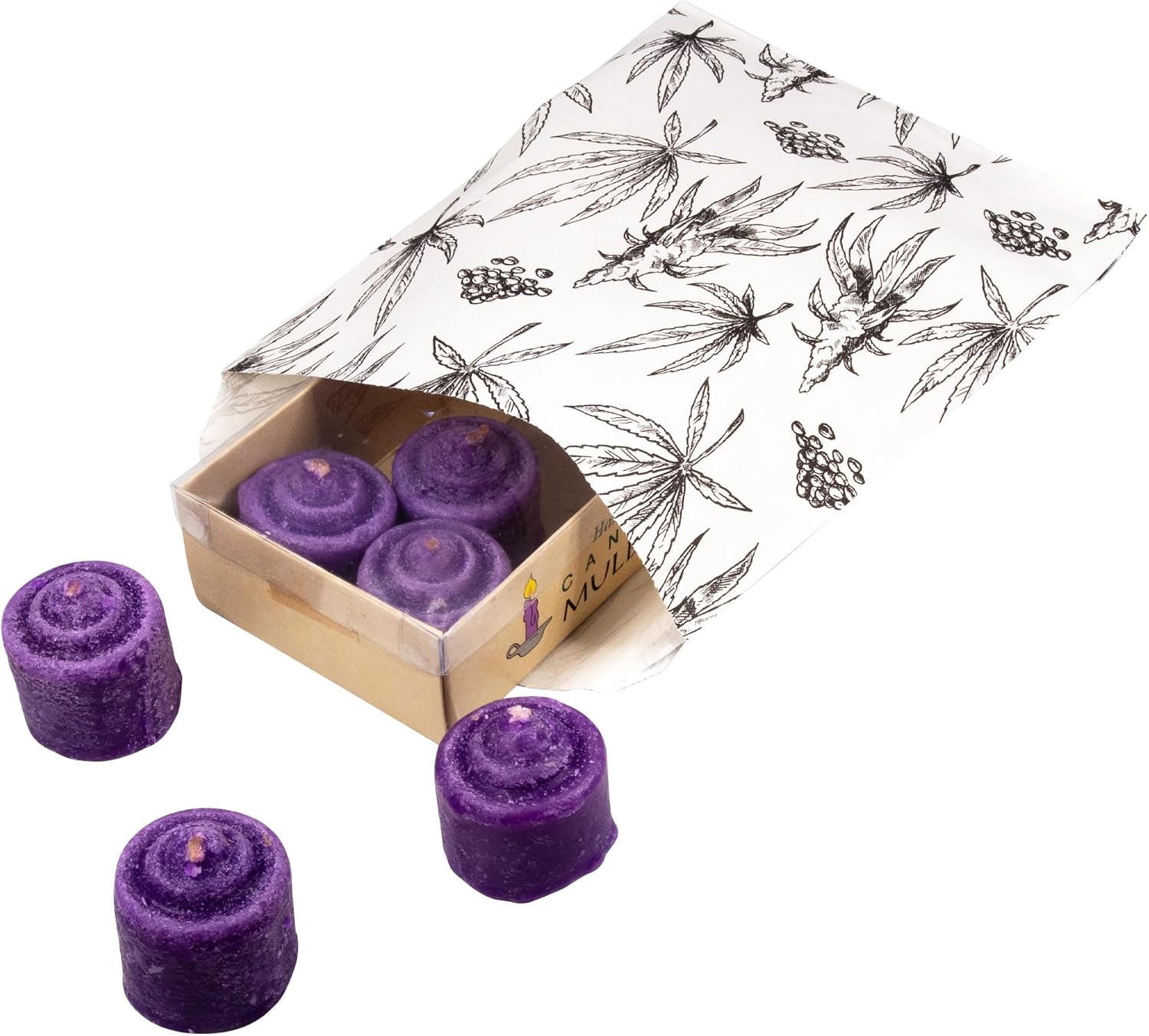 888 Display USA, Inc 50 bags of our White, 6"" x 9"" Exotic Plant Print Flat Paper Bags, for Treats, Storefronts, Promotional Giveaways, Cookies, Brownies, Herbs, and More. image 3