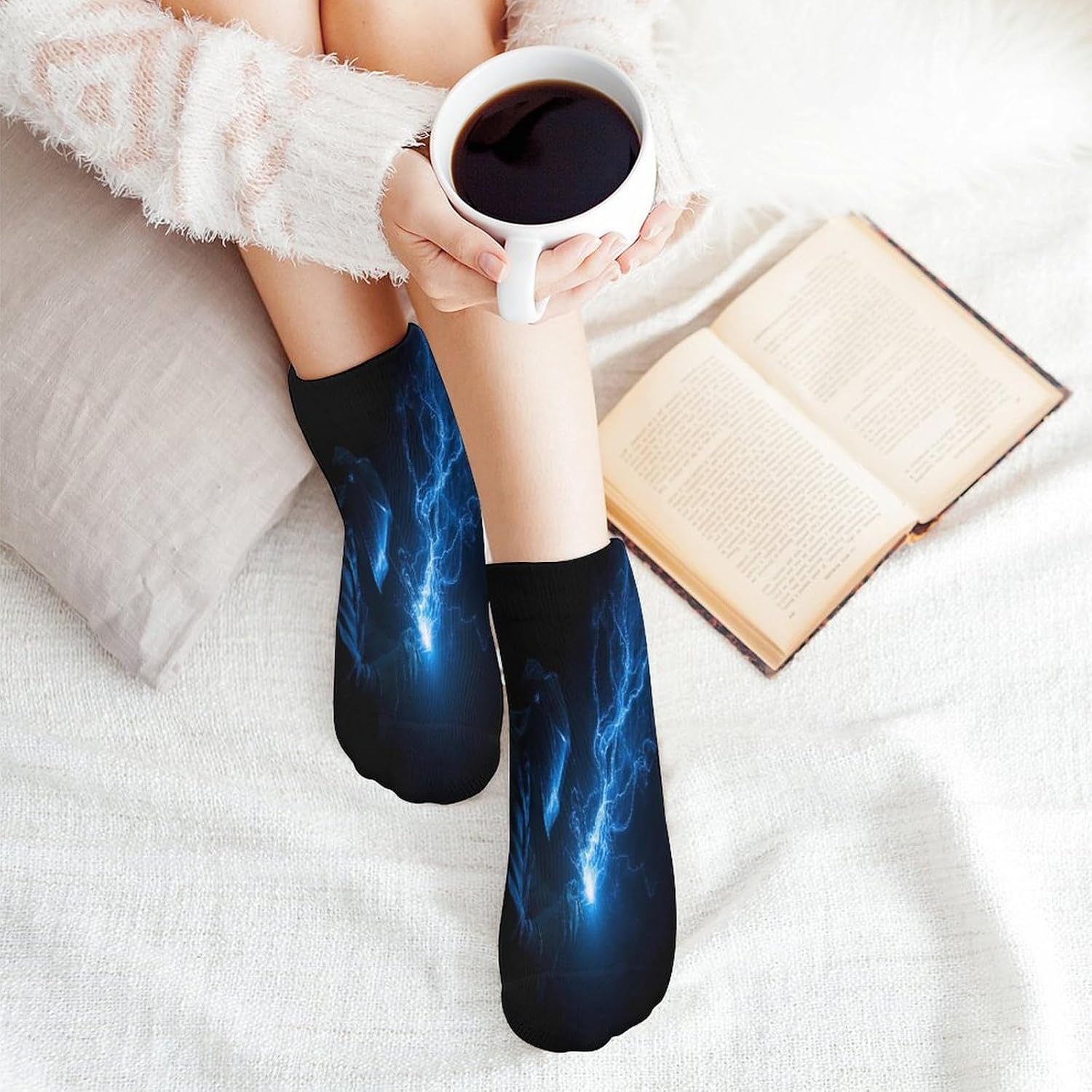 Welding Socks for Men Women 5 Pairs Ankle Socks