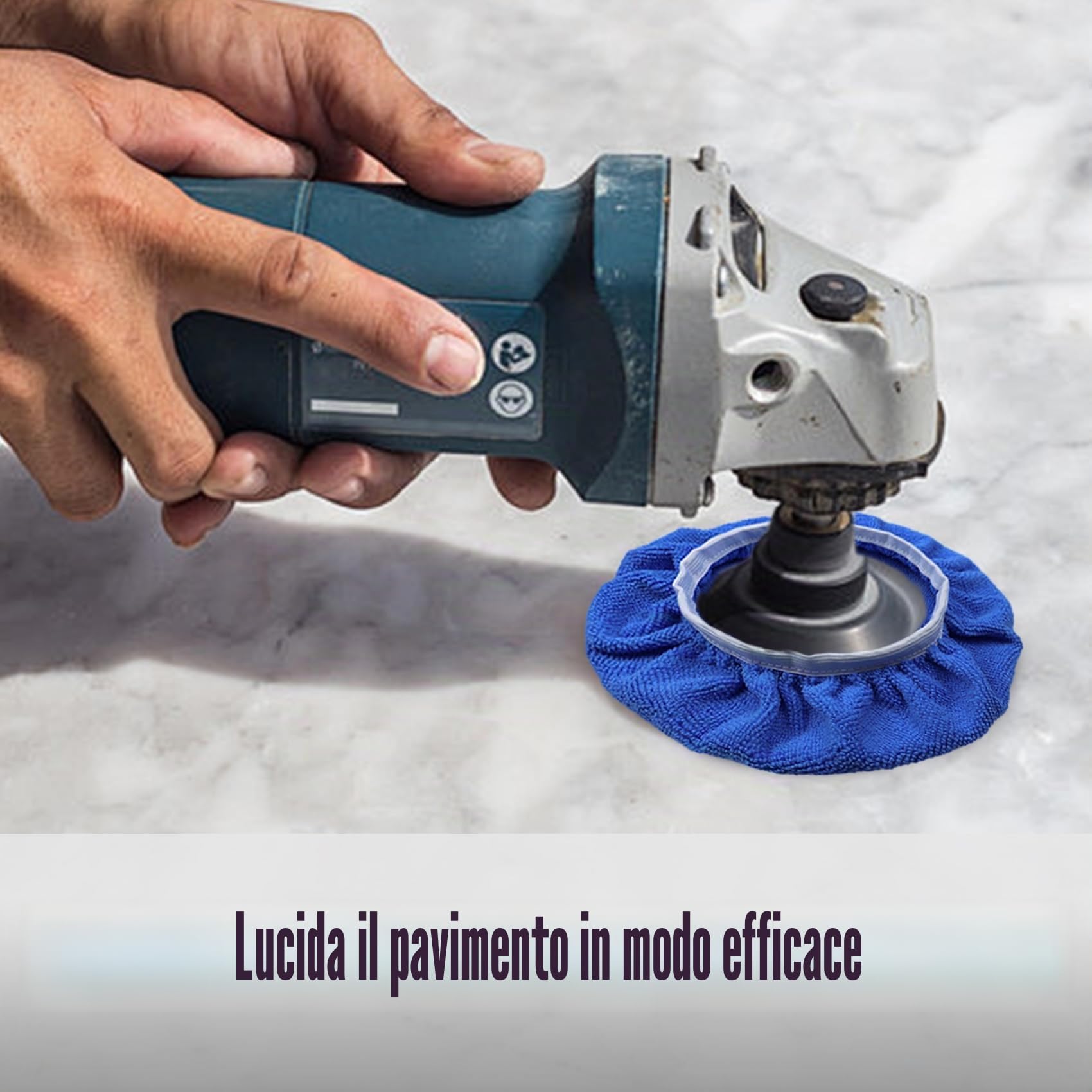 24 Pezzi Set Di Tamponi Per Lucidatura Per Auto, Set Di Panni Per Pulizia, Tampone Per Cera Per Auto, Tappo Per Pulizia Per Lucidatura E Ceretta, Set Di Panni Per Lucidatura In Fibra (9-10 Pollici)