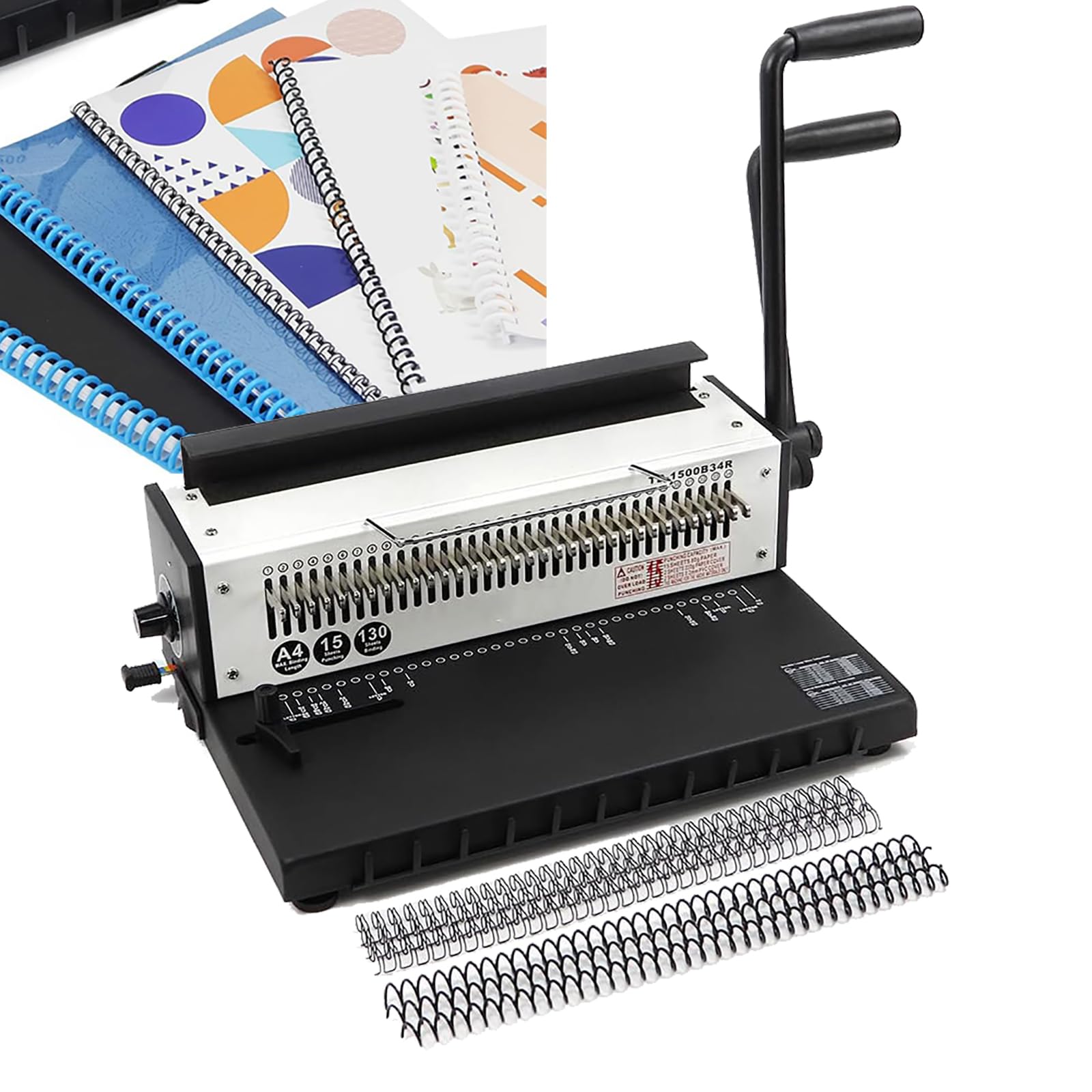 Machine reliure manuelle 34 trous pour éviter les pages volantes