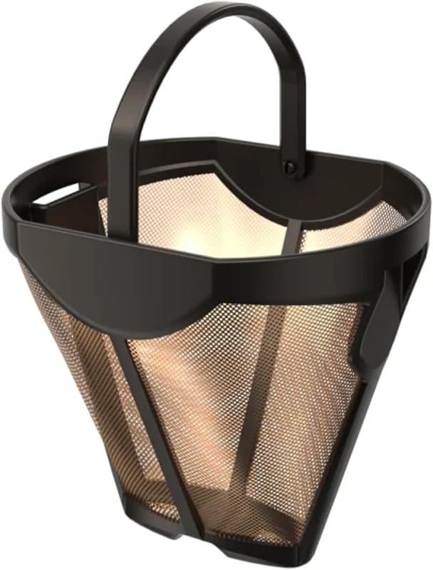 106SL600 Filtro permanente de café para CFN601, filtro de tono dorado | Sistema de barista de café y espresso