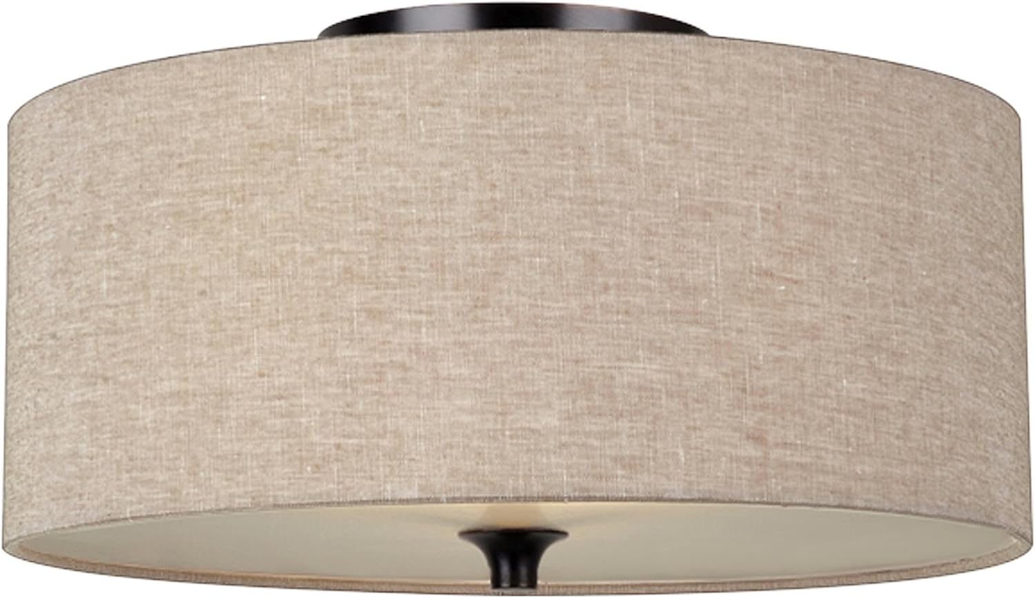 Sea Gull Lighting 75952EN3-710 Stirling Flush Mount Ceiling Fixture, Two - Light, Bronze
